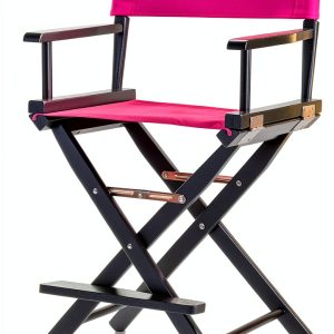 Director Chair Casual Home Black Frame Magenta-0