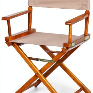 Casual Home Director's Chair Solid Wood Foldable-0