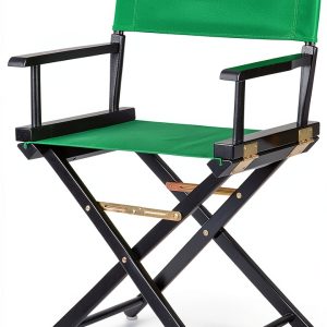 Casual Home Directors Chair Black Frame Solid Wood-0